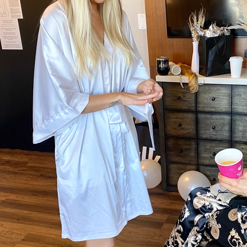 Perfect White Bridal Robe